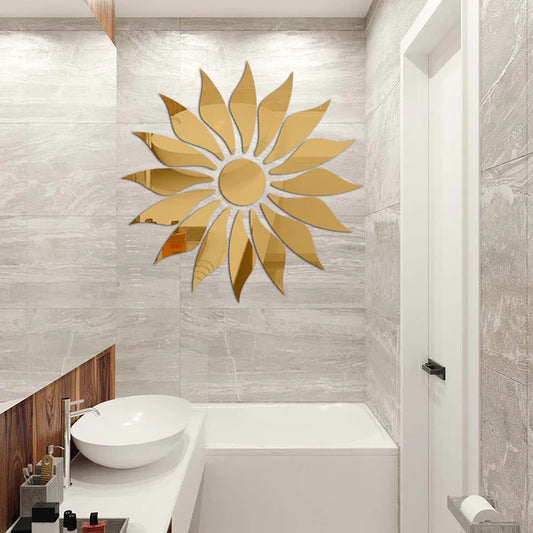 Sunflower Home Decor Mirror(Acrylic)