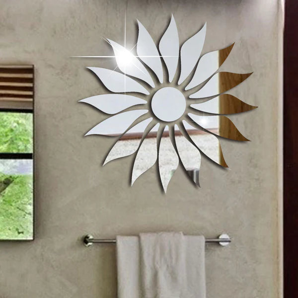 Sunflower Home Decor Mirror(Acrylic)